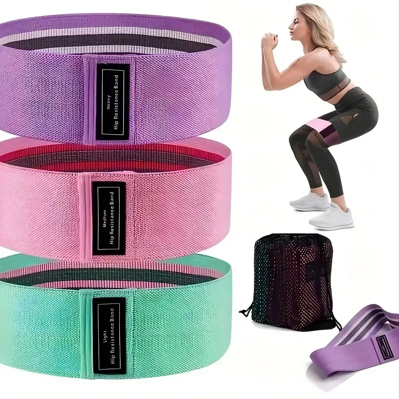 Pilates Yoga Circle - Kumaş Dirençli Kalça Bandı, Glute Uyluk