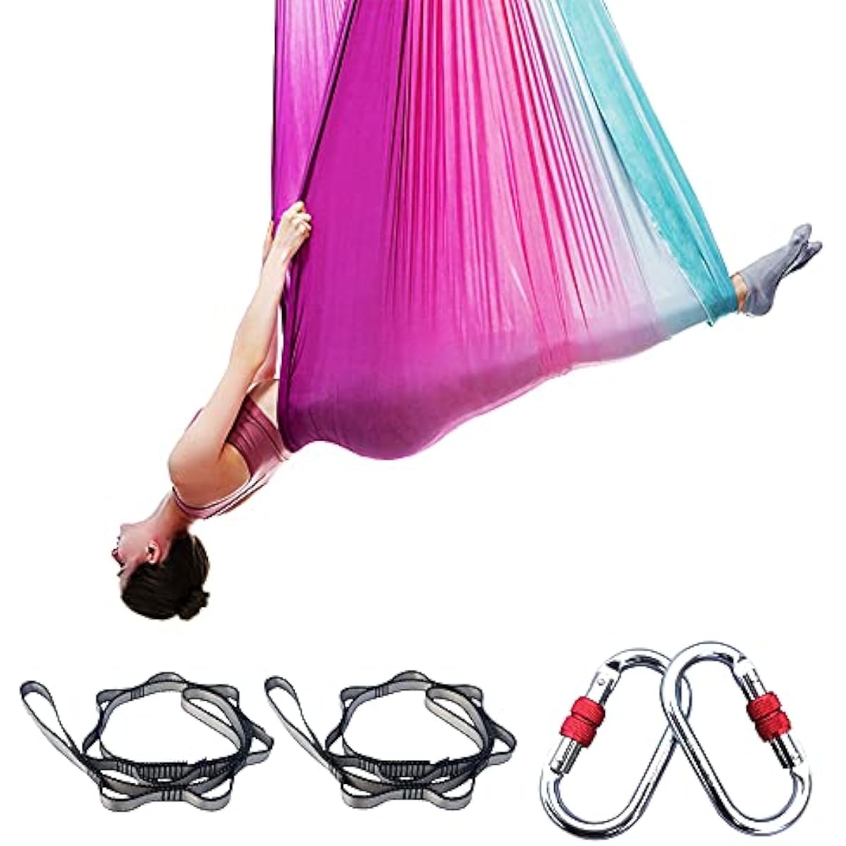 Pilates Yoga Aerial - Havada Kullanılan Yoga Hamağı 5M x