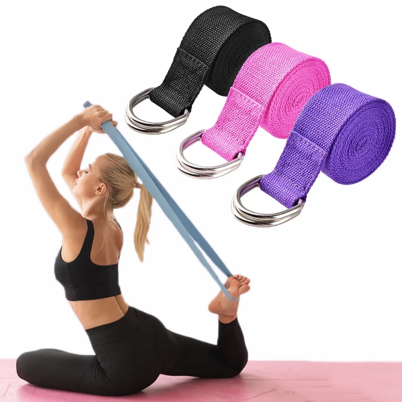 Pilates Yoga Circle - 183*3.8 cm Yoga Kayışı Pamuk Egzersiz