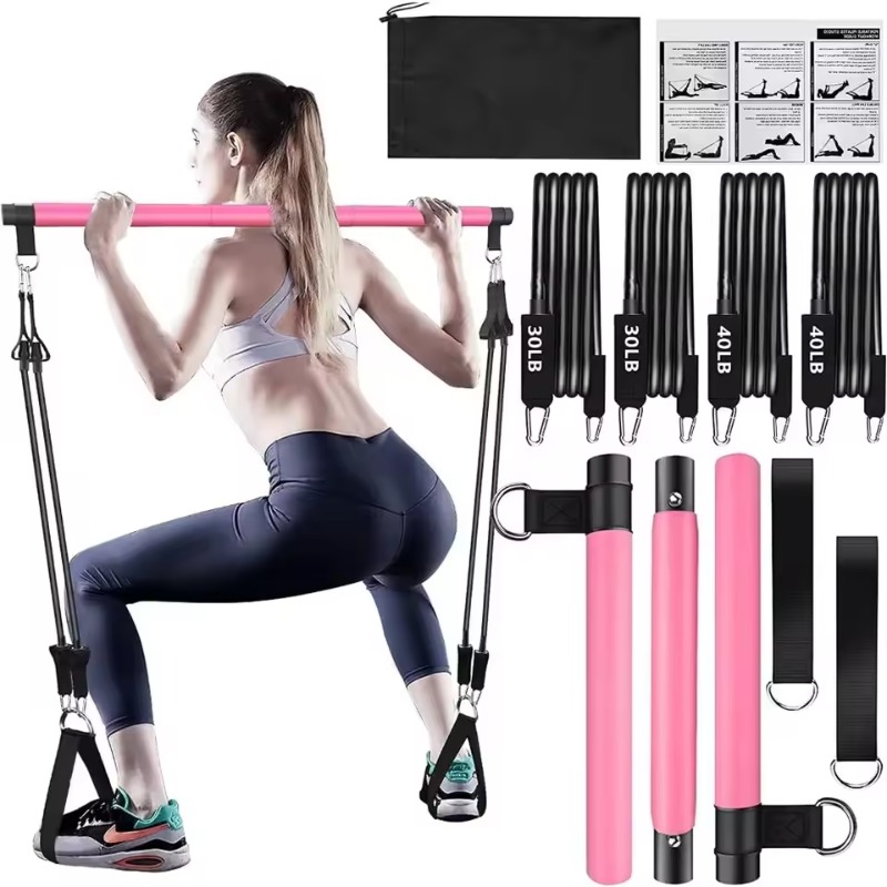 Pilates Bar Seti, Direnç Bantl - Pilates Yoga Barı incelemesi ve fiyatı