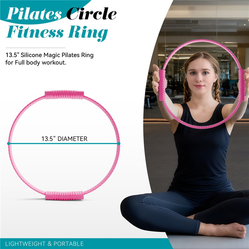 Çevre Dostu Çift Saplı Silikon - Pilates Yoga Circle incelemesi ve fiyatı